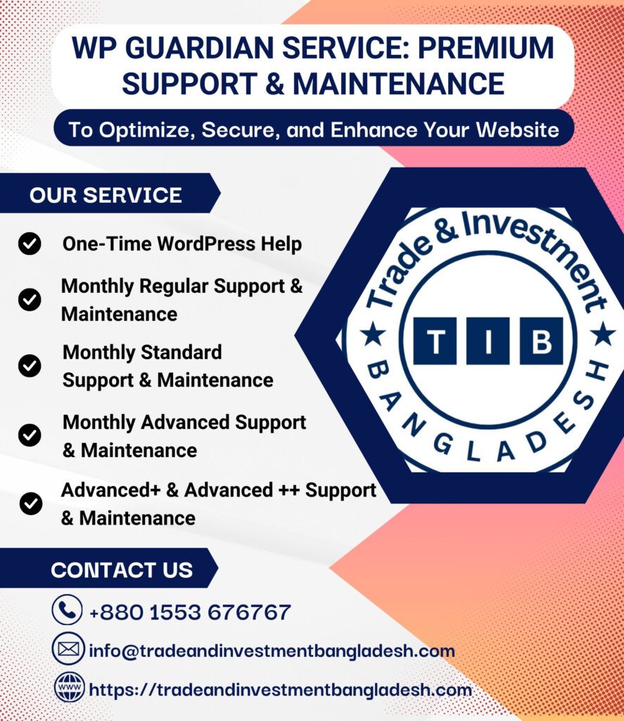 WP Guardian Service of Trade & Investment Bangladesh