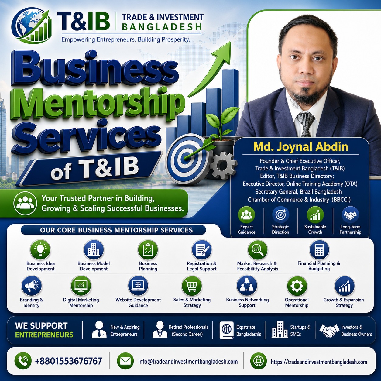 Commercial Due-diligence Services of Trade & Investment Bangladesh (T&IB)