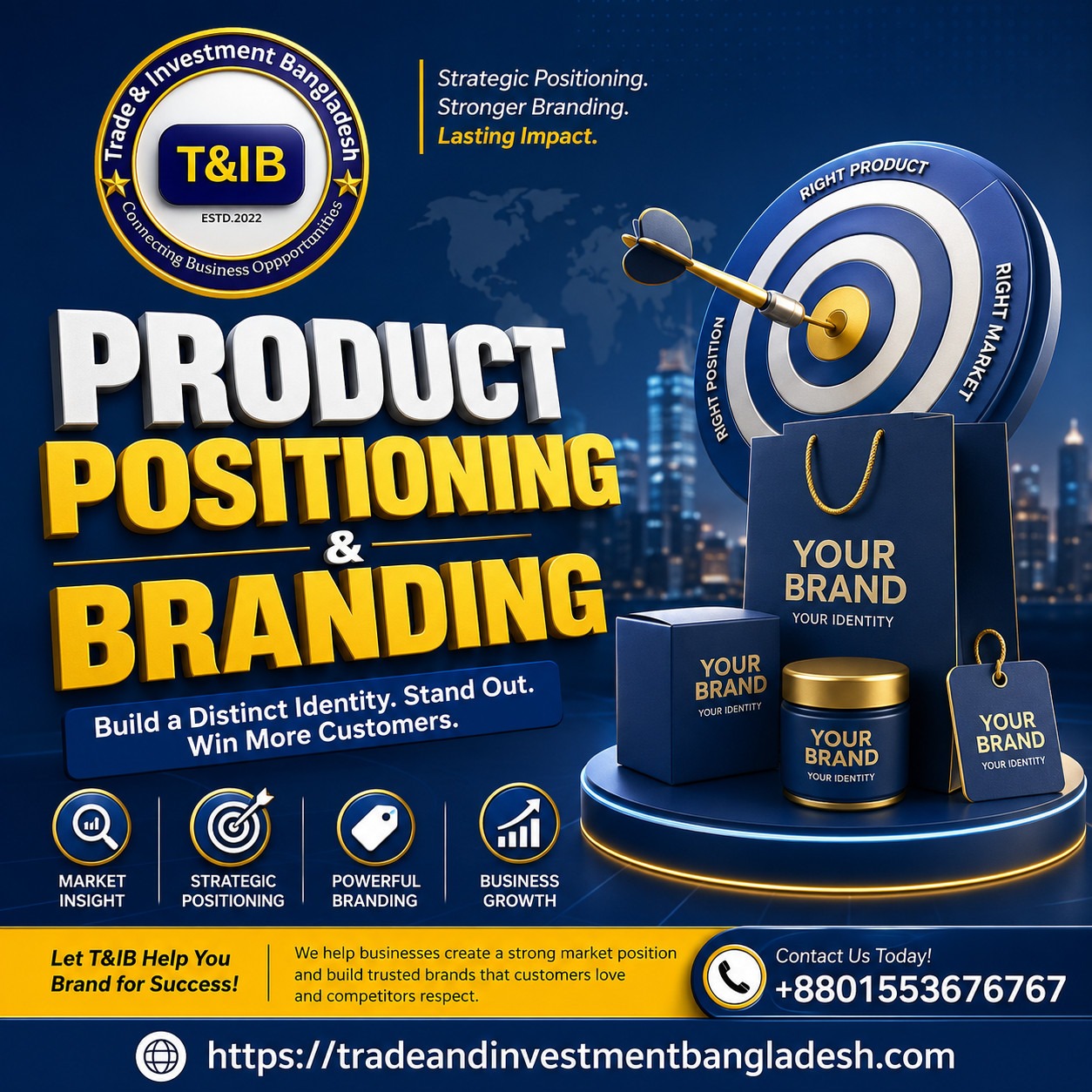 Product Positioning & Branding Services of T&IB