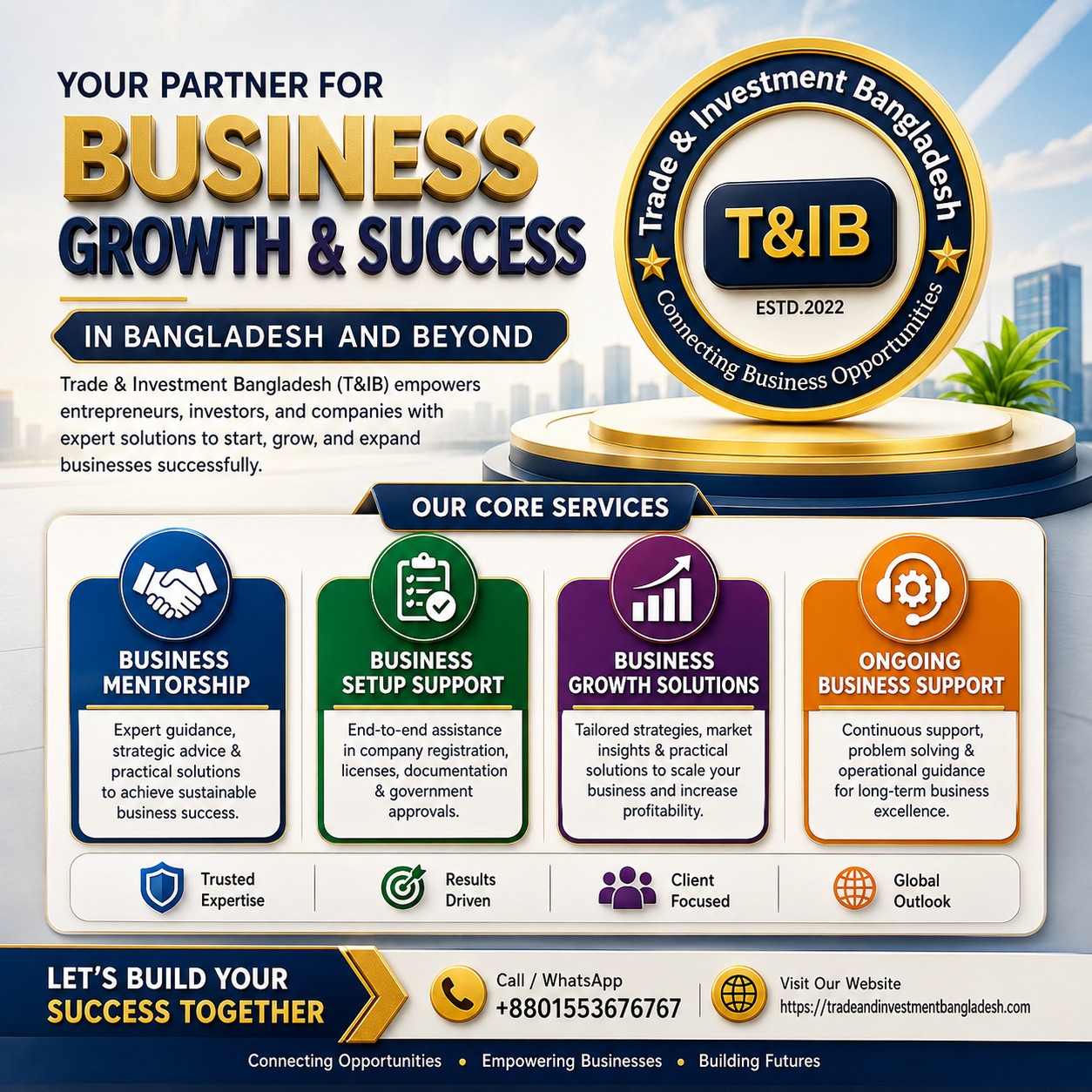 Organizing Single Company Exhibition Service of T&IB